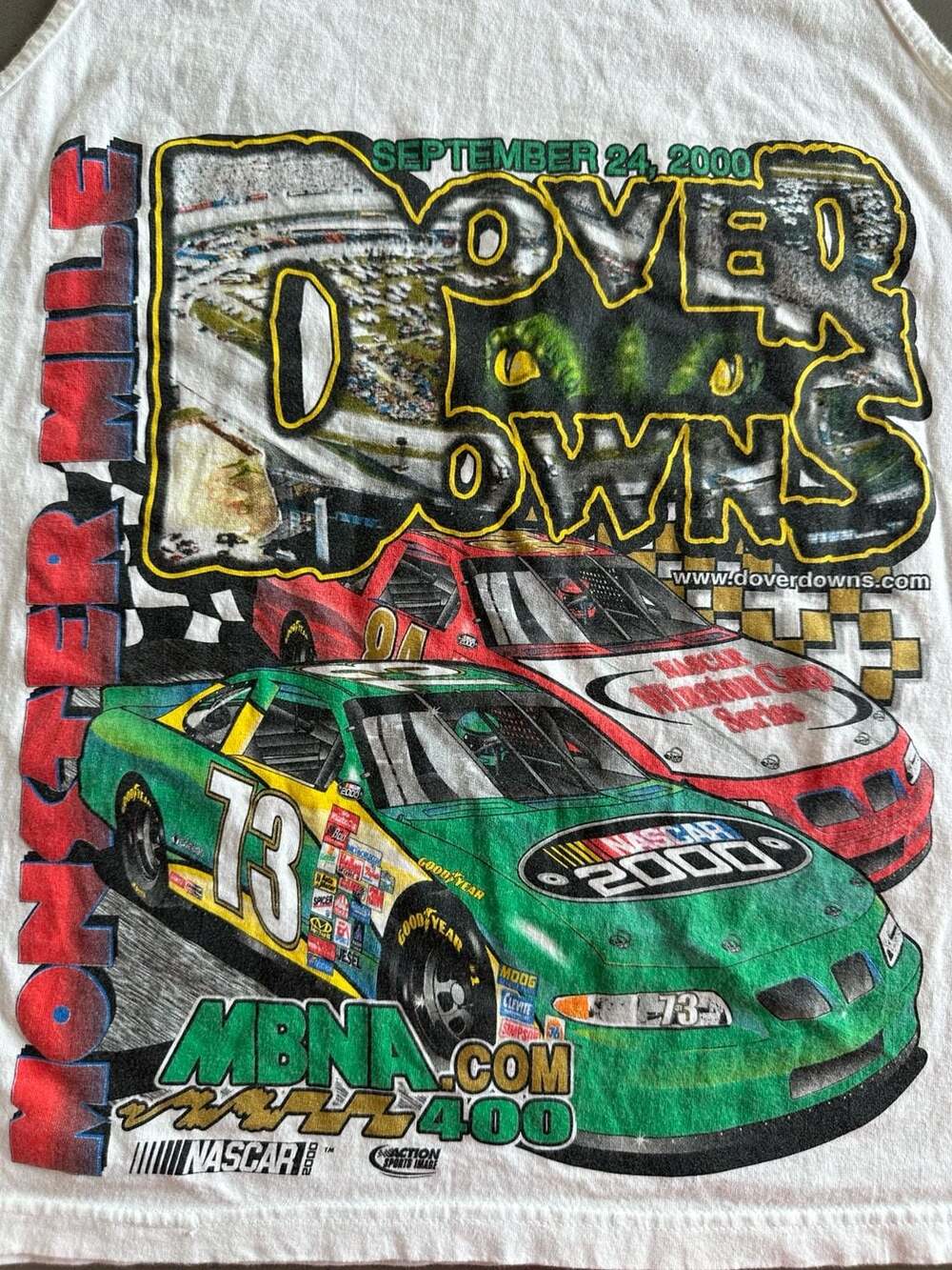 Vintage Chase Authentics NASCAR Dover Downs Monster Mile MBNA.com 400 2000 Tank